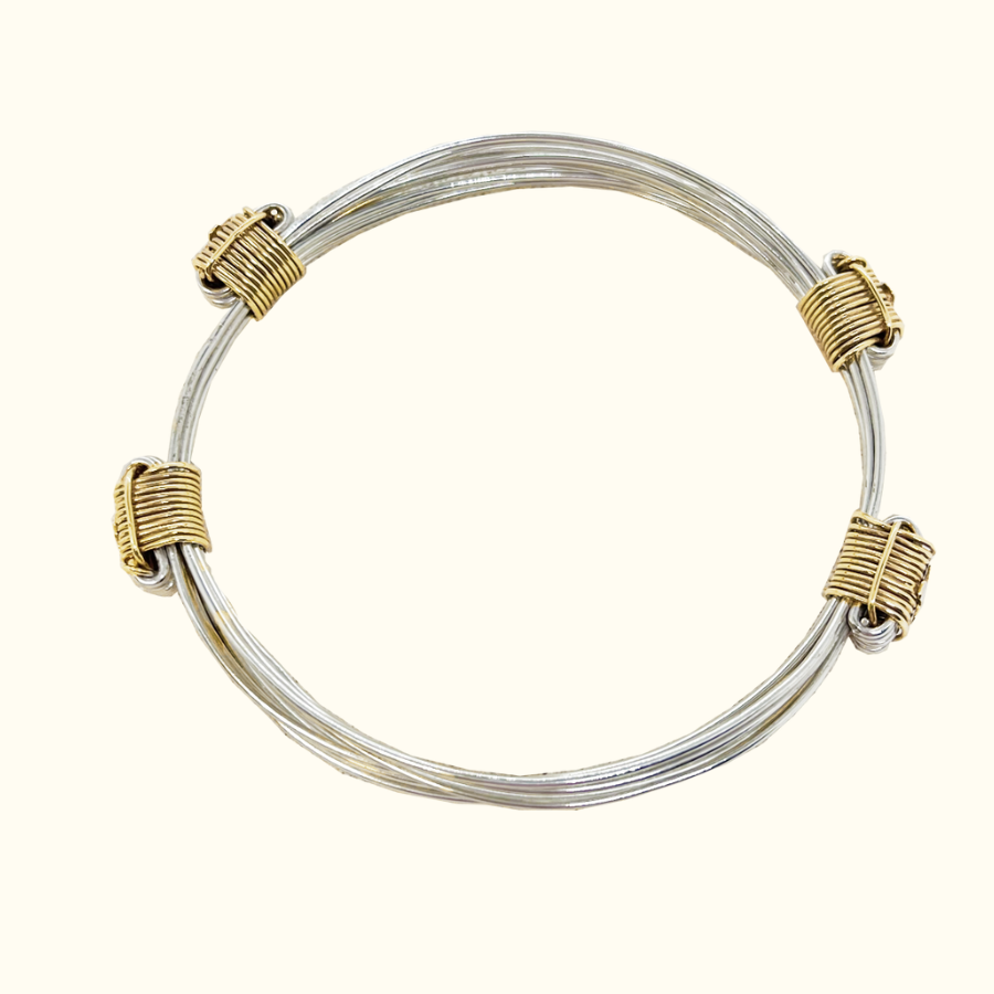 Elephant hair bracelet 4 strand 4knots | Pookie Lashes